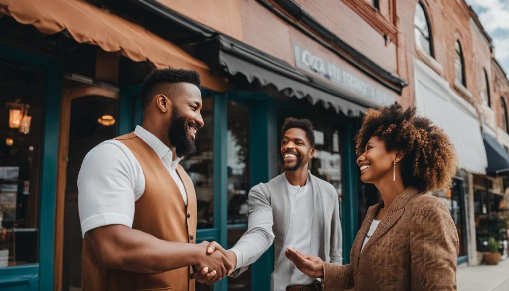 partner with local businesses